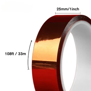25mm x 108FT Heat Resistant Tape High Temperature Sublimation Thermal - Picture 1 of 17