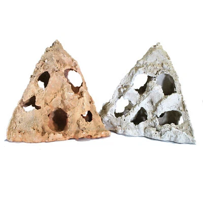 Eck-Lochgestein f. Aquarium-/Terrarium, Deko Felsen Malawi/Tanganjika 24x24x26cm - Bild 1 von 2