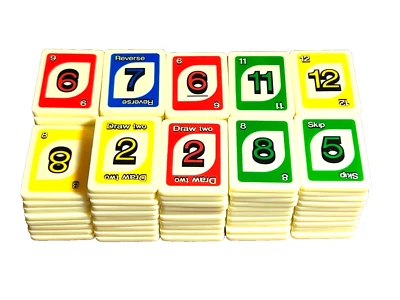1993 Mattel UNO Rummy-Up 98 Tiles Replacement PARTS ONLY - Image 1 of 3