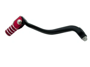 RTECH FORGED GEAR LEVER BLACK-RED HUSQVARNA WRE 125 1999-2013 - Picture 1 of 1