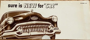 Vintage Car Sales brochure - Buick 1952 - Great Condition for its' Age! - Picture 1 of 3