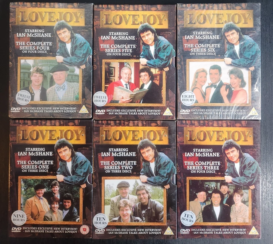 LOVEJOY:  THE COMPLETE SERIES DVD COLLECTION REGION 2 IAN McSHANE 2 SETS SEALED. - Image 1 of 4