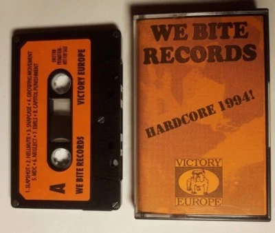 WE BITE RECORDS VICTORY EUROPE Hardcore 1994 PROMO TAPE | Sampler Punk Metalcore - Bild 1 von 2