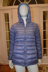 Damen UNIQLO Lavander Steppjacke Daunen/Federn Kapuze Größe XS - Bild 1 von 7