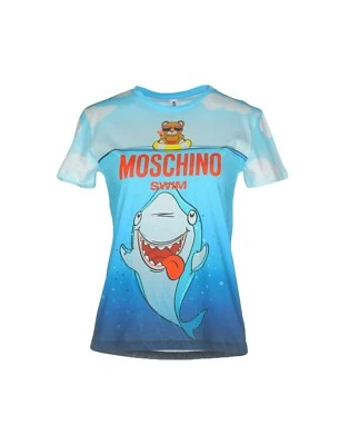 Camisa NUEVO CON ETIQUETAS ESTAMPADO DE TIBURÓN MOSCHINO XS Foto 1 de 3