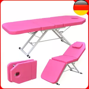 3 Zonen Rosa Massageliege Kosmetikliege Therapieliege Behandlungsliege - Bild 1 von 12