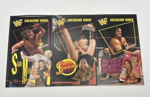 WWF Coliseum Video Shawn Michaels Sunny Bret Hart Light Switch Sticker Sheet WWE - Picture 1 of 5