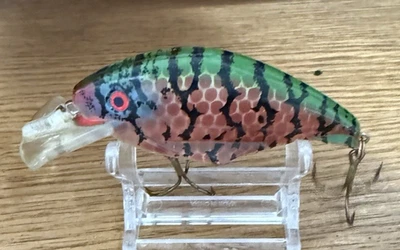 Vintage Worden's Timber Tiger Crankbait Fishing Lure • 1/2 oz • 2-3/4” Body - Image 1 of 4