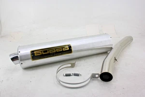 NOS SUDCO RACING 18" ROUND EXHUAST MUFFLER ALUMINUM 1994-2007 YAMAHA YZ600R - Picture 1 of 12