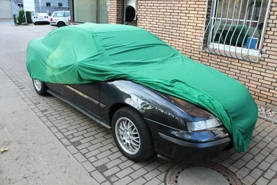 Manta protectora de garaje completo Movendi Car-Cover Indoor verde satinado para Opel Calibra Foto 1 de 3