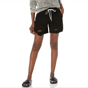 Neu mit Etikett n: Philanthropy Lounge-Shorts schwarz abgenutzt - Bild 1 von 9