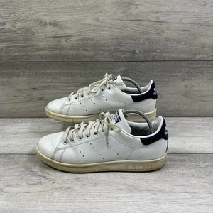 Herren Adidas Stan Smith Weiß/Navy Turnschuhe UK9 - Bild 1 von 6