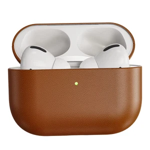 Funda protectora de cuero genuino para AirPods Pro 3 cubierta protectora duradera completa - Imagen 1 de 10
