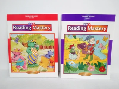 SRA Reading Mastery Teacher's Guide Level 1 and II Classic Edition, Like New  - Image 1 of 2
