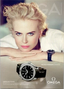 2009 • Nicole Kidman for Omega Watch print ad • 2000s Fashion ADS.49 - Picture 1 of 2
