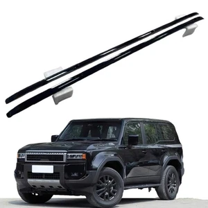 2PC Fits for Land Cruiser Prado 250 J250 LC250 2024 25 Roof Rack Roof Rail Black - Picture 1 of 8