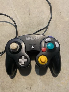 Nintendo GameCube Controller Schwarz OEM Original DOL 003 lose linker Stick getestet - Bild 1 von 3