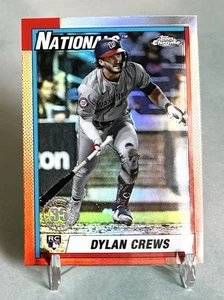 Dylan Crews 2025 Topps Chrome #90CB-16 1990 Rookie RC Washington Nationals - Picture 1 of 3