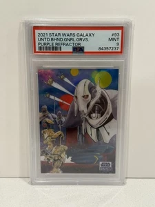 United Behind Grievous Purple Refractor #2/25- 2021 Star Wars Galaxy - Picture 1 of 2