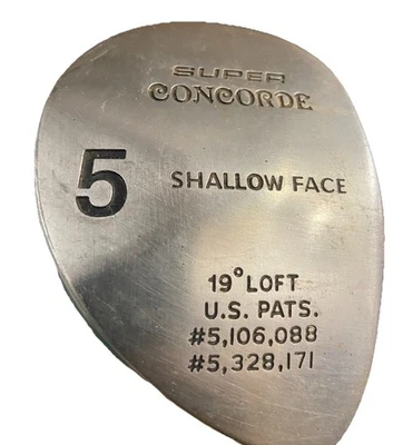 Nickent Super Concorde Shallow Face 5 Wood 19* Stiff Graphite 42" RH Good Grip - Image 1 of 4