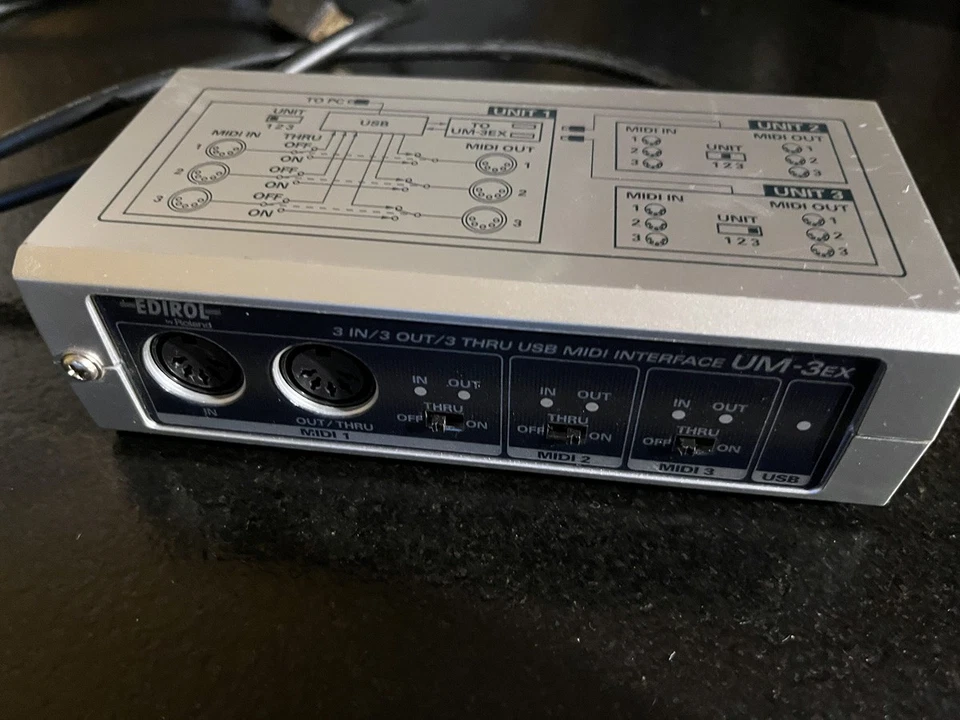 Roland Edirol UM 3Ex MIDI Interface - Bild 1 von 2