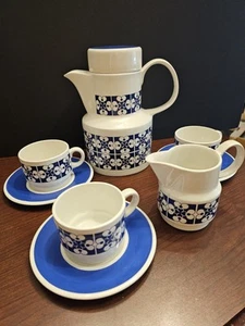 Arklow Pottery Coffee/Tea Set - From Republic Of Ireland “Tullamore ” Pattern - Picture 1 of 10