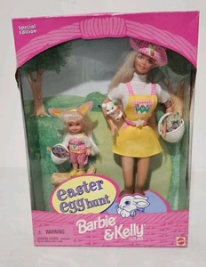 Muñeca Barbie y Kelly sellada caza de huevos de Pascua conjunto de regalo edición especial Mattel 1997  - Imagen 1 de 8