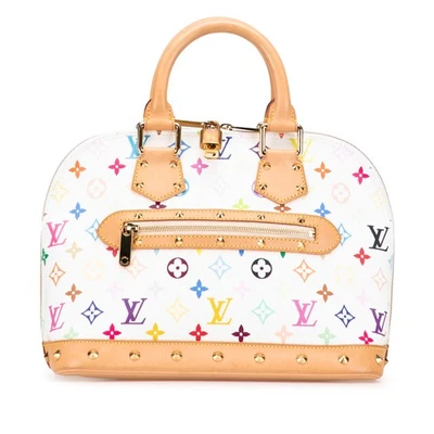 Autenticado Louis Vuitton Monograma Multicolor Alma PM Blanco Foto 1 de 4