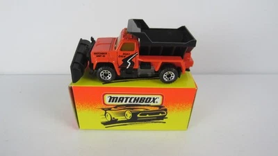 1997 Matchbox MB45 Highway Maintenance Orange Body Road Crew Diecast 1/64 Boxed - Изображение 1 из 4