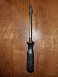 Snap-on Tools USA 4" Flat slot hard black handled screwdriver tool SDD4 Tool - Picture 1 of 3