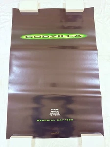 1998 Godzilla Rolled Original DS 27x40 Movie Poster Advance Matthew Broderick - Picture 1 of 6