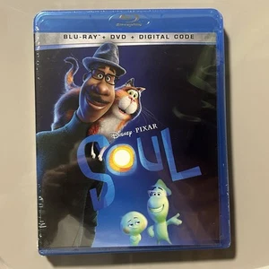 Disney Pixar Soul Blu-ray + DVD + Digital Code - 2021 - NEW and SEALED - Picture 1 of 2