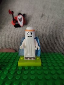 LEGO Movie Vitruvius Minifigure Glow in the Dark Ghost Shroud tlm092 70818 - 1E