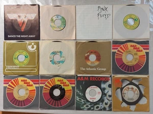 VAN HALEN; PINK FLOYD; LED ZEPPELIN; DAVID BOWIE; NAZARETH. 7" 45 RPM. Lot 12. - Picture 1 of 5