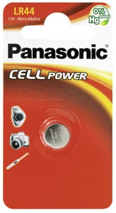 8x Panasonic LR44 pila de botón pila de botón 1,5V batería alcalina   - Imagen 1 de 1