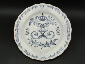 Meissen Regimentsteller Porzellan 7.Infanterie-Regiment König Georg Nr.106 - Picture 1 of 7