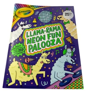 Crayola: Llama-rama Neon Fun Palooza: Coloring and Activity Book of Fun - Imagen 1 de 10