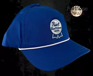 Nuevo Pabst Cinta Azul Cerveza PBR Cuerda con Aguja Americana Para Hombre Gorra Sombrero - Imagen 1 de 4