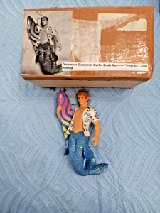 December Diamonds 2006 SURFER DUDE Merman Man Ornament Christmas retired gay - Picture 1 of 1