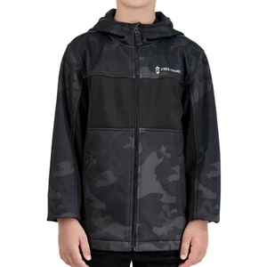 Free Country Girls' (Kids) Super Softshell Black/Grey Jacket - Sizes 7/8 - NWT - Picture 1 of 4