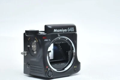 Cuerpo Mamiya 645 PRO TL solo con pantalla de enfoque *PIEZAS/REPARACIÓN* TAL CUAL Foto 1 de 4
