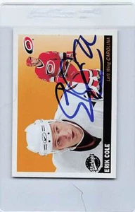 2002/03 Vintage #50 Erik Cole Hurricanes signed Auto *H1064 - Bild 1 von 2