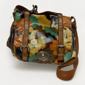 Fossil KeyPer Coated Canvas Floral Messenger Bag Cross Body Purse - Picture 1 of 6