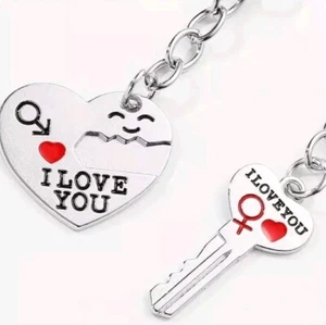 Schlüsselanhänger I love You, Partner, Valentinstag, Geschenk, Love, Schlüssel - Bild 1 von 4