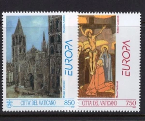 VATICAN CITY 1993 SCOTT NH 932-33 Contemporary Art Europa CEPT -FreeUSAShip - Picture 1 of 1