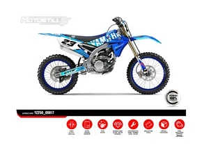 KIT DE CALCOMANÍAS GRÁFICAS YZ250F-YZF250 2014-2018 YZ450F-YZF450 2014-2017 - Imagen 1 de 4