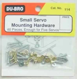DuBro RC Remote Control Airplane Servo Mounting Hardware DUB114 114 : Futaba JR - Picture 1 of 6