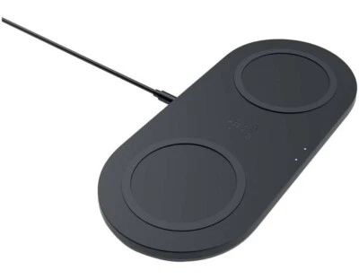 Authentic Belkin 10W Qi Dual Wireless Charging Pad - Black factory sealed - Image 1 of 3