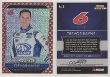 2016 Panini Prizm NASCAR Red Flag Prizm /75 Trevor Bayne #6
