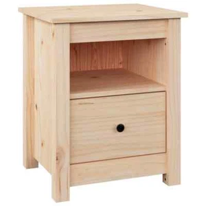 Bedside Cabinet Solid Wood Pine Bedroom Side Storage Lamp Table Nightstand - Picture 1 of 8
